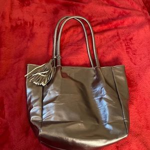 Shinny silver purse